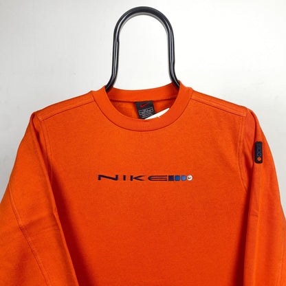 90s Nike Sweatshirt Orange XXS