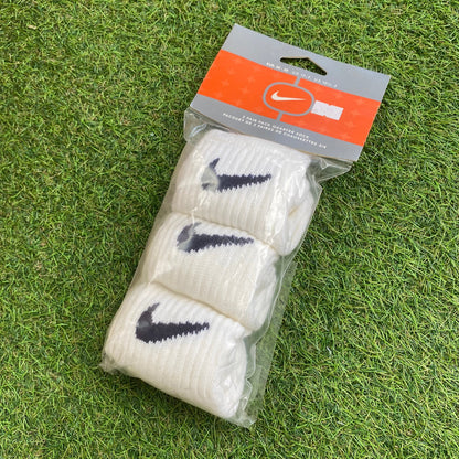 Vintage Nike Socks 3 Pack White UK12-6