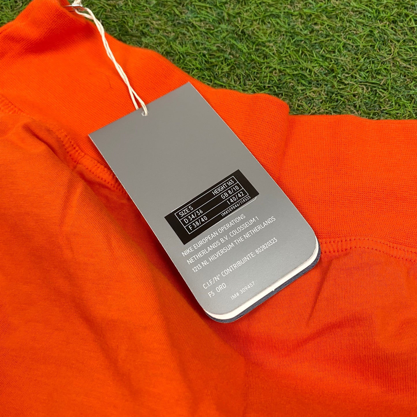 90s Nike Reversible Skirt Orange Grey Small