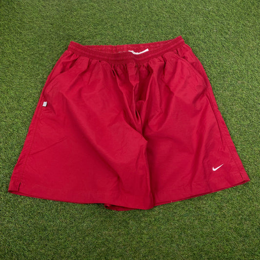00s Nike Tennis Court Shorts Red XL