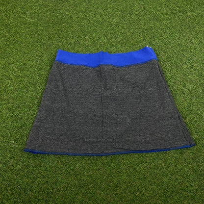 90s Nike Reversible Skirt Blue Grey Medium