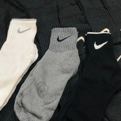 Vintage Nike Socks 3 Pack Colour UK12-8