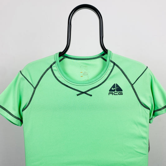 00s Nike ACG Dri-Fit T-Shirt Green Large