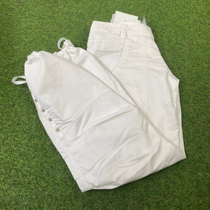 00s Nike Parachute Joggers White XS