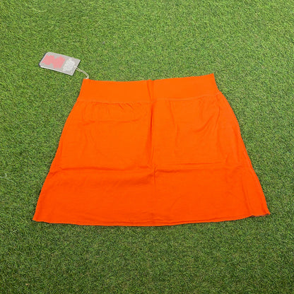 90s Nike Reversible Skirt Orange Grey Large