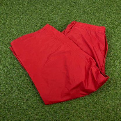 Vintage Nike Hex Track Pant Joggers Red XXL