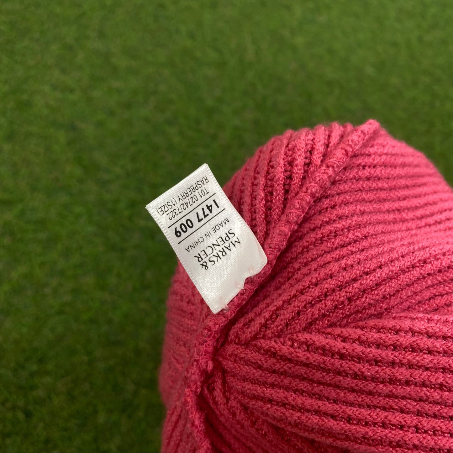 Retro Beanie Hat Light Pink