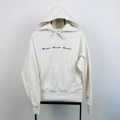 Retro Champion Hoodie Light Brown XS